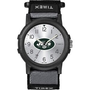 Timex x NFL  Tribute Youth Recruit Watch New York Jets Water Res New in Box!